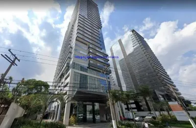 Laje comercial 762.03m², 08 banheiros e 20 vagas na garagem.  condomínio com recepção e segurança 24hrs.  excelente localização