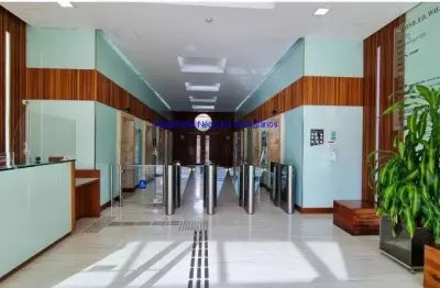 Conjunto comercial 559.89m², 04 salas, 03 banheiros e 20 vagas na garagem.  condomínio com recepção e segurança 24hrs.  excenlente localização