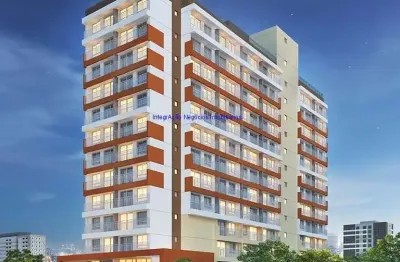 Apartamento 32m², 01 dormitório e 01 banheiro.   condomínio com portaria 24hrs, coworking, bicicletário, espaço gourmet, lavanderia coletiva.