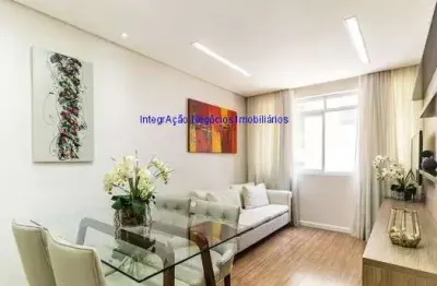 Apartamento 70m², 02 dormitórios e  01 banheiro.  condomínio com portaria, segurança 24hrs.  excelente localização á 7 minutos andando da estação