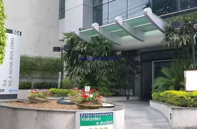 Conjunto comercial 104m², 02 banheiros e 04 vagas na garagem.    condomínio recepção e segurança 24hrs.   excelente localização