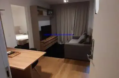 Apartamento 44m², 01 dormitório, 01 banheiro e 01 vaga na garagem.    condomínio com portaria 24hrs, academia, piscina, piscina, jardim, lavanderia