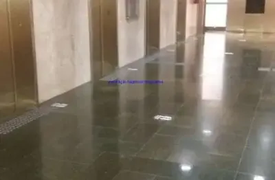 Laje comercial 803,00m², 03 banheiros e 08 vagas na garagem.  condomínio com recepção e segurança 24hrs.  excelente localização