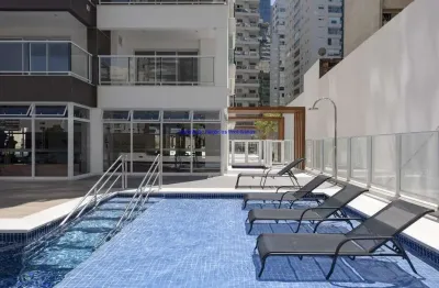 Apartamento studio 34m² 1 dormitório, 1 banheiro e 1 vaga de garagem.  condomínio com: academia, piscina, salão de festas, churrasqueira, sauna,