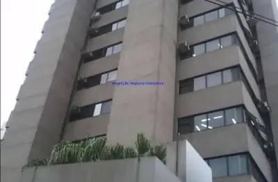 Conjunto comercial 37m², 02 banheiros e 01 vaga na garagem.  condomínio com recepção e segurança 24hrs.  excelente localização