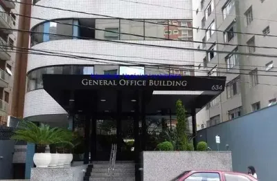 Conjunto comercial 40m², 01 banheiro e 01 vaga na garagem.  condomínio com recepção e segurança 24hrs.  excelente localização entre as ruas bocaina, i