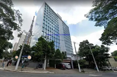 Conjunto comercial 400m², 04 banheiros e 06 vagas na garagem.  condomínio com recepção e segurança 24hrs.  excelente localização entre a rua marcelino