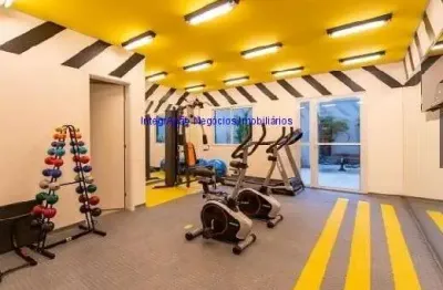 Apartamento 39m², 02 dormitórios e 01 banheiro.  condomínio com portaria, segurança 24hrs, salão de festa, playground, academia, sala de reunião e chu