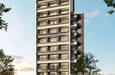 Apartamento studio 23.40m², 01 dormitório e 01 banheiro; (fotos ilustrativas, entrega prevista para outubro/2024) .  condomínio com portaria, piscina.