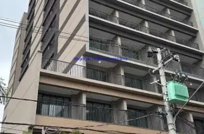 Apartamento studio 27m², 01 dormitório e 01 banheiro; (fotos ilustrativas).  condomínio com segurança, portaria, academia, salão de festas e piscina.