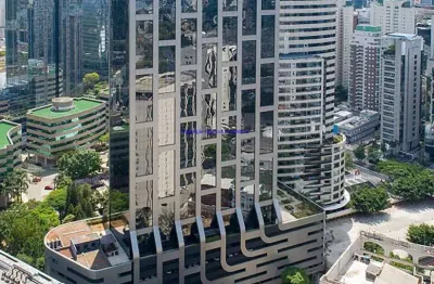 Conjunto comercial 672,38m², 02 banheiros e 18 vagas de garagem.   condomínio com recepção, segurança 24hrs, lobby e ar condicionado.