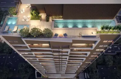 Apartamento 131m², 03 dormitórios (sendo suítes), 04 banheiros e 02 vagas na garagem; entrega prevista para  maio/2024, (fotos ilustrativas).