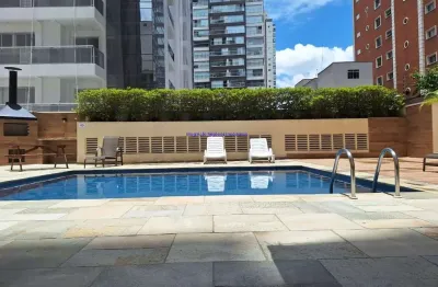Apartamento 50m², 01 dormitório, 01 banheiro e 1 vaga na garagem.  condomínio com portaria, segurança e vigilantes 24 horas, churrasqueira, piscina, p