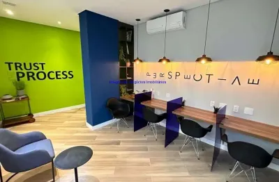 Apartamento studio 26m², 01 dormitório e 01 banheiro.  condomínio com segurança, portaria, bicicletário, lavanderia, coworking,