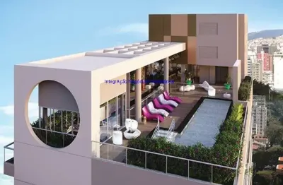 Studio 22m², 01 dormitório, 01 banheiro e 01 vaga de garagem.  condomínio com portaria, segurança 24hrs, piscina, academia e salão de festa.  excelent