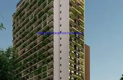 Apartamento studio 26m², 01 dormitório e 01 banheiro; (fotos ilustrativas, entrega prevista para setembro de 2027).  condomínio com portaria, academia