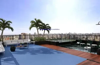 Apartamento studio 23m², 01 dormitório e 01 banheiro; (fotos ilustrativas, entrega prevista para setembro/2024).  condomínio com portaria, segurança