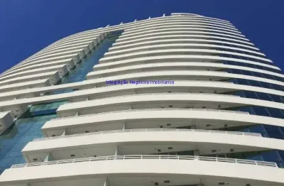Conjunto comercial mobiliado 38m², 01 banheiro e 01 vaga na garagem.  condomínio com recepção e segurança.  excelente localização á 6 minutos andando