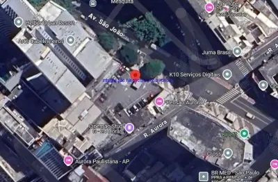 Terreno 872m².  excelente localização, á 5 minutos andando para a estação do metrô republica; entre as ruas vitoria, aurora