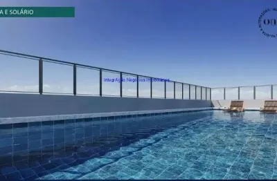 Apartamento 31m², 01 dormitório e 01 banheiro; ( fotos ilustrativas, entrega prevista para agosto/2026).  condomínio com portaria, segurança, piscina