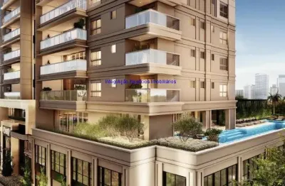 Apartamento 258m², 04 dormitórios (sendo suítes), 05 banheiros e 04 vagas de garagem; (fotos ilustrativas, entrega prevista para dezembro/2027).
