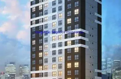 Apartamento studio 25m², 01 dormitório e 01 banheiro.  condomínio com portaria, segurança 24hrs, salão de festa, bicicletário e academia.  excelente