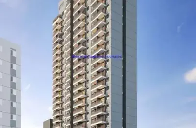 Apartamento studio 28m², 01 dormitório e 01 banheiro; (fotos ilustrativas, entrega prevista para fevereiro/2027).  condomínio com portaria, segurança.