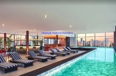 Apartamento duplex 60m², 01 dormitório e 01 banheiro; (fotos ilustrativas).  condomínio com portaria, segurança, piscina, academia, salão de festa