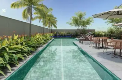 Apartamento 49m², 02 dormitórios (sendo 01 suíte), 02 banheiros e 01 vaga de garagem; ( fotos ilustrativa, entrega janeiro/2027)  condomínio