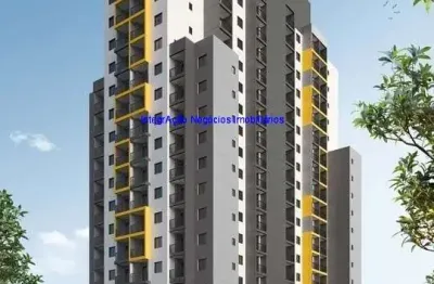 Apartamento studio 30,70m², 01 dormitório e 01 banheiro; ( fotos ilustrativa)  condomínio com segurança, piscina, academia, salão de festas