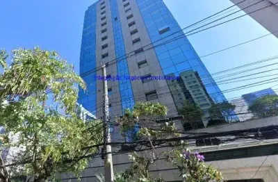 Conjunto comercial 98m², 02 banheiros e 03 vagas na garagem.  condomínio com recepção e segurança 24hrs.  excelente localização