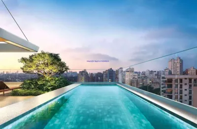 Apartamento 123m², 02 dormitórios (sendo 01 suíte), 03 banheiros e 01 vaga de garagem; (fotos ilustrativas, entrega prevista para abril/2026).