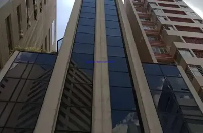 Conjunto comercial 40m², 01 banheiro e 01 vaga de garagem.  condomínio com portaria e recepção.  excelente localização as ruas peixoto gomide