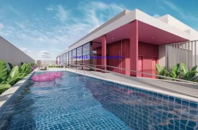 Apartamento 27,82m², 01 dormitório e 01 banheiro; (fotos ilustrativas entrega prevista para janeiro/2028).  condomínio com portaria, segurança