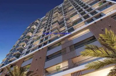 Apartamento studio 29,31m², 01 dormitório e 01 banheiro; (fotos ilustrativas, entrega prevista para setembro/2025).  condomínio com portaria