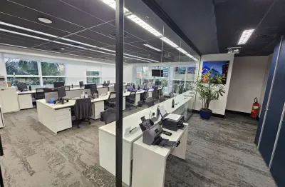 Conjunto comercial 466m², 04banheiros e 15 vagas na garagem.  condomínio com recepção e segurança.  excelente localização entre as ruas ibiaté,