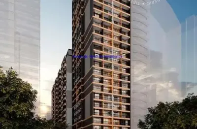 Apartamento Studio 30m², 01 dormitório e 01 banheiro; (Fotos ilustrativas, entrega prevista para Novembro/2028).   Condomínio com portaria, segurança