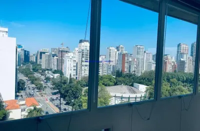 Conjunto comercial 76m², 01 copa, 02 banheiros e 01 vaga de garagem.  condomínio com recepção e segurança 24hrs.  excelente localização entre as ruas