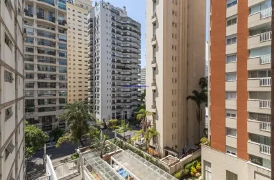 Apartamento mobiliado 48m², 01 dormitório (sendo suíte), 01 banheiro e 01 vaga na garagem.    condomínio com portaria, piscina, academia e salão