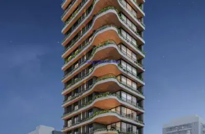 Apartamento 201.60m², 03 dormitórios (sendo suítes), 04 banheiros e 03 vagas de garagem; (fotos ilustrativas).  condomínio com recepção, segurança