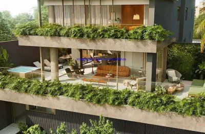 Apartamento triplex 438,60m², 04 dormitórios (sendo  suítes), 05 banheiros e 05vagas na garagem; (fotos ilustrativas).  condomínio com portaria