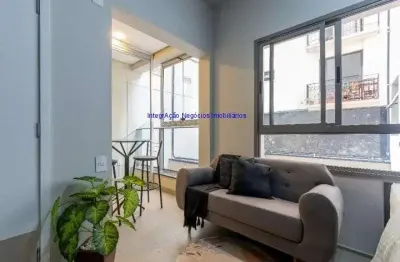 Apartamento studio 26m²,  01 dormitório e 01 banheiro.  condomínio com portaria, segurança, academia, piscina e salão de festas.  excelente