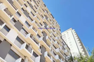 Apartamento studio 24m²,  01 dormitório e 01 banheiro.  condomínio com portaria, segurança, piscina e academia.  excelente localização
