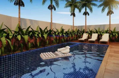 Apartamento 41m², 02 dormitórios e 01 banheiro.  condomínio com portaria, academia, piscina, salão de festas e brinquedoteca.  excelente localização