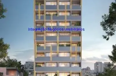 Apartamento studio 28m², 01 dormitório e 01 vaga de garagem; (fotos ilustrativas, entrega prevista para 2026).  condomínio com portaria, segurança