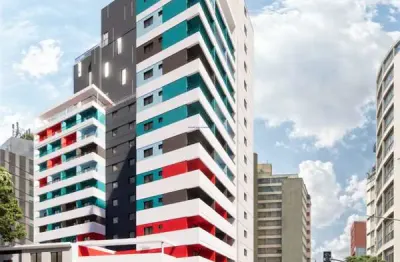 Apartamento studio 17m², 01 dormitório e 01 banheiro; (fotos ilustrativas, entrega prevista para maio/2026).  condomínio com segurança, portaria