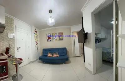 Apartamento 41m², 01 dormitório, 01 banheiro e 01 vaga de garagem.   condomínio com segurança e portaria.  excelente localização á 5 minutos andando