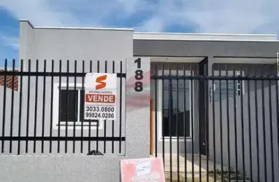 Casa com 3 quartos à venda na rua rio passaúna, 188, weissópolis, pinhais, 89 m2 por r$ 649.000