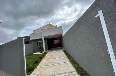 Casa com 2 quartos à venda na avenida uirapuru, 510, jardim cláudia, pinhais, 75 m2 por r$ 465.000