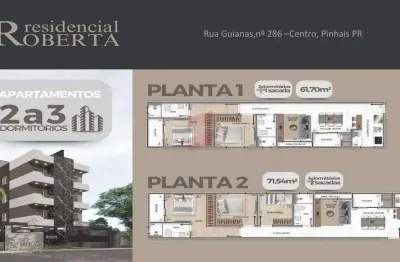 Apartamento à venda na Rua das Guianas, 286, Centro, Pinhais por R$ 460.000